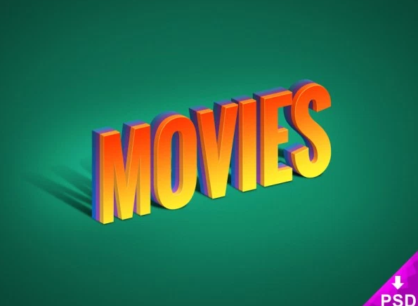 Free Movies Text Effect