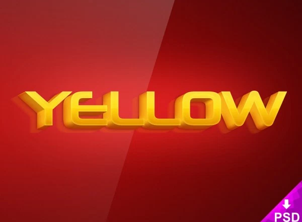 Free Yellow Text Style