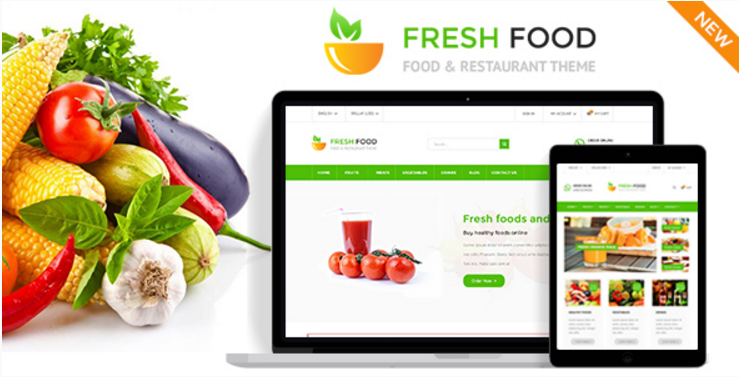 Fresh Food: PrestaShop Healthcare Themes