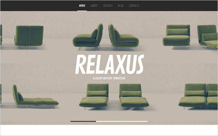 Furniture Responsive Website Template 4 