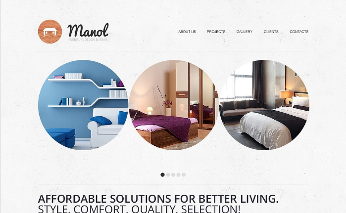 Furniture Responsive Website Template 5 