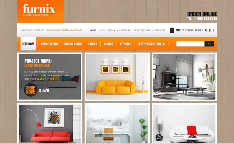 Furniture Store OpenCart Template