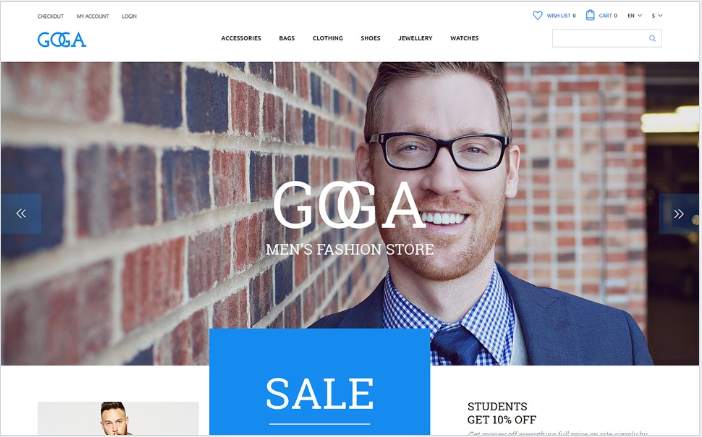 GOGA OpenCart Template