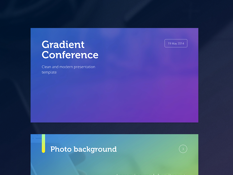 Gradient-Presentation-Template