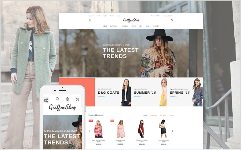 Griffon Shop - Apparel PrestaShop Theme