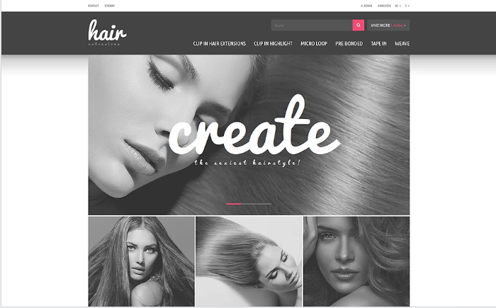 Hair Extensions Store PrestaShop Theme