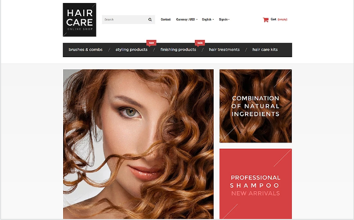 Hair Gloss PrestaShop Theme