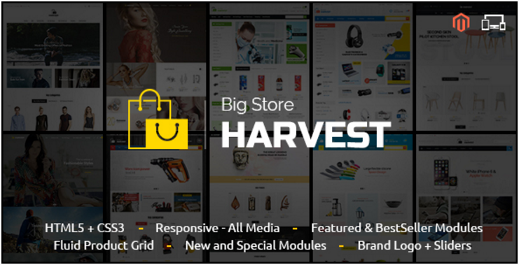 Harvest - Magento Responsive Theme