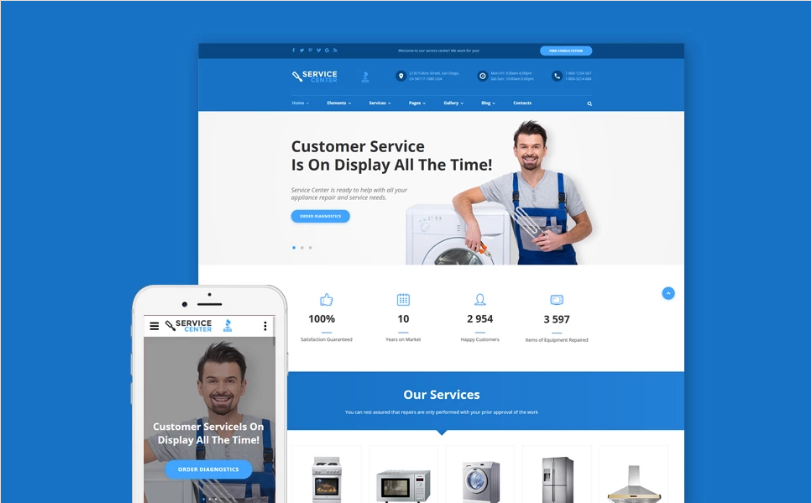 Home Repairs Responsive Website Template