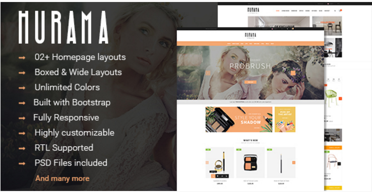 Hurama - Multipurpose Responsive Prestashop Theme