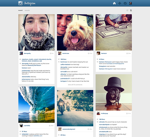 Best Free Instagram PSD Templates