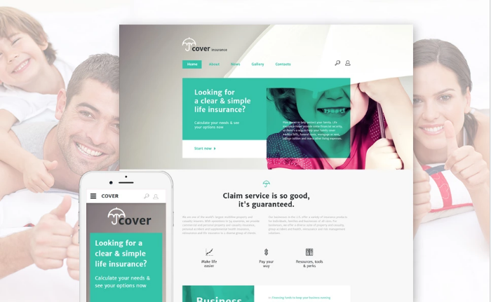 Insurance Website Template