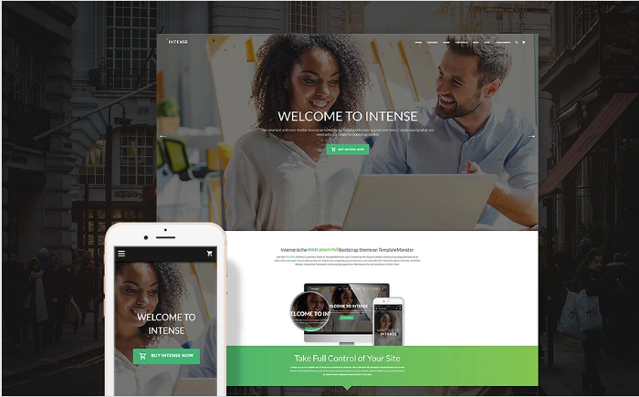 Intense Multipurpose Website Template