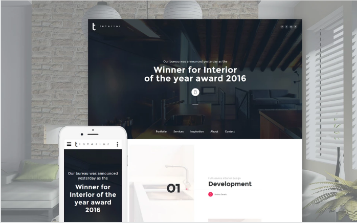 Interior Furniture Website Template