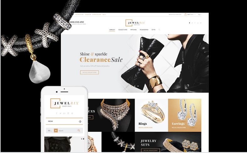 Jewelrix: Best Selling PrestaShop Themes