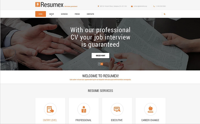 Job Portal Responsive Website Template