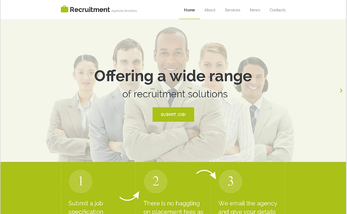 Job Portal Responsive Website Template