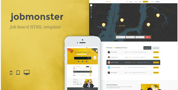 Jobmonster - Job Board HTML Template