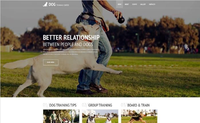 Kennel Club Website Template