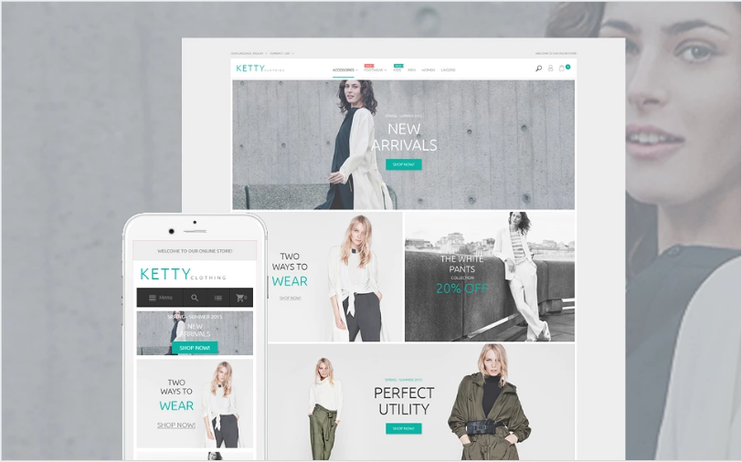 Ketty - Fashion Store Magento Theme