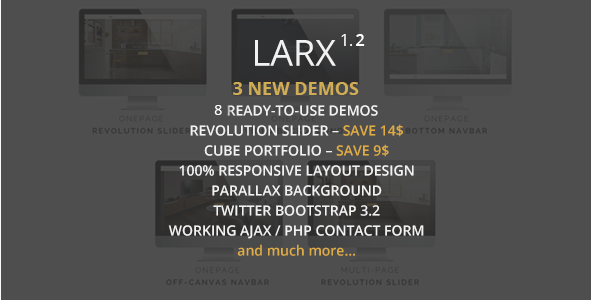 LARX - Interior Design HTML Website Templates