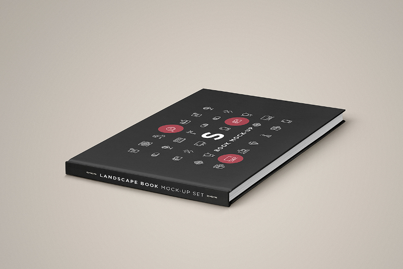 Landscape Book Mockup