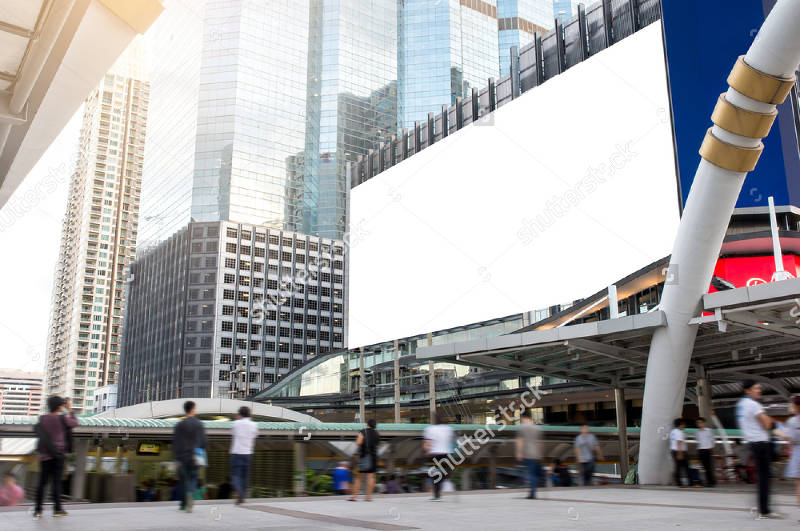 Large Editable Blank Billboard