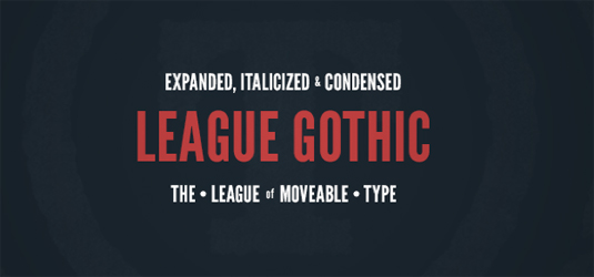 League Gothic