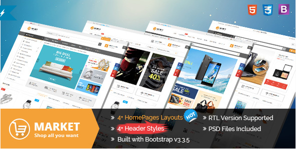 50+ Best Ecommerce HTML Website Templates 2020 For Retailer Store