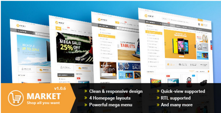 Market - Responsive Multipurpose OpenCart Theme