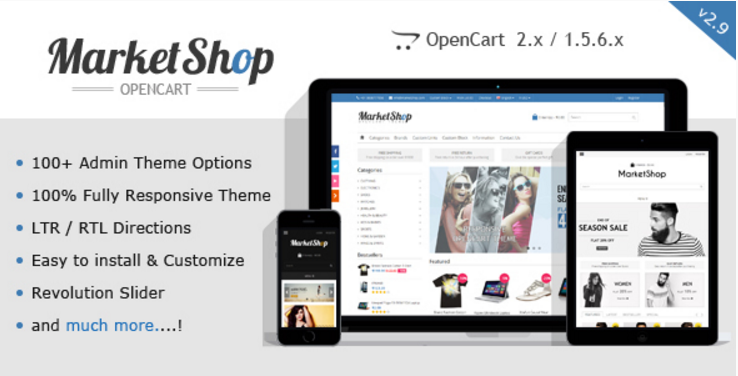 MarketShop - Multi-Purpose OpenCart Theme