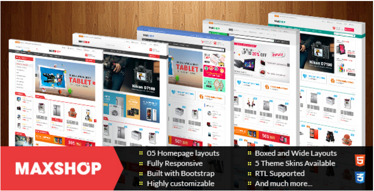 Maxshop - Multipurpose Responsive Prestashop Theme