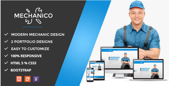 Mechanico - Car Mechanic Shop HTML Template