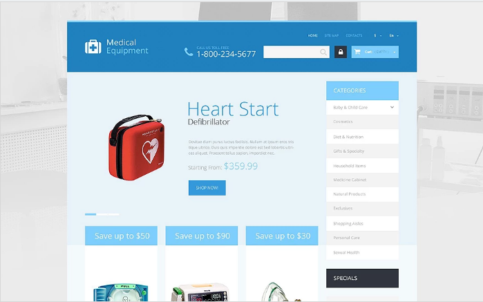 Medical Care PrestaShop Theme