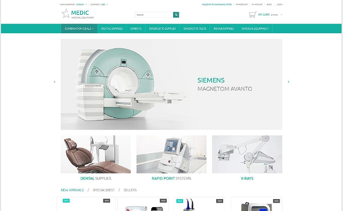 Medical Equipment PrestaShop Theme