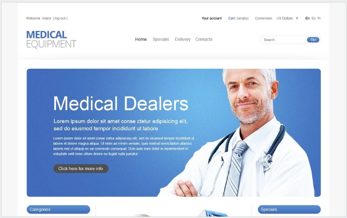 Medical Technologies: PrestaShop Healthcare Themes