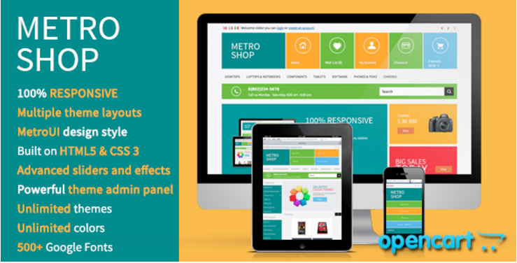 MetroShop: Technology OpenCart Themes