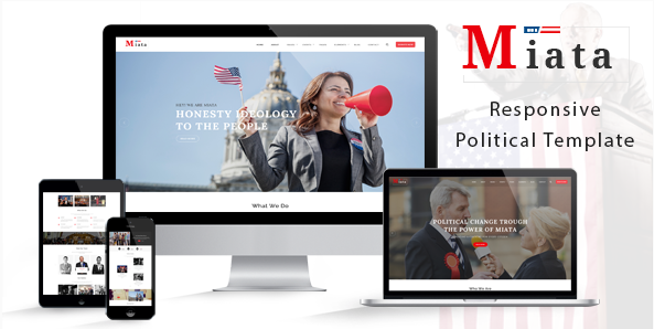 Miata - Political HTML5 Template