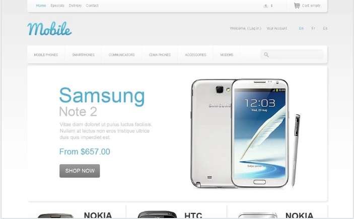 Mobile Phones PrestaShop Theme