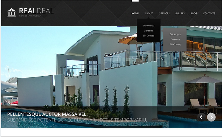 Modern Real Estate Agency Joomla Template