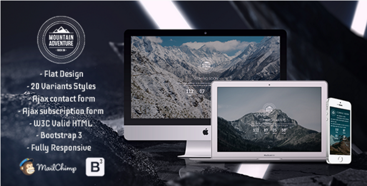 Mountain - Responsive Coming Soon