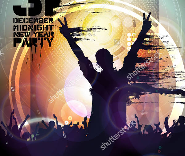 Music Party Illustration Poster