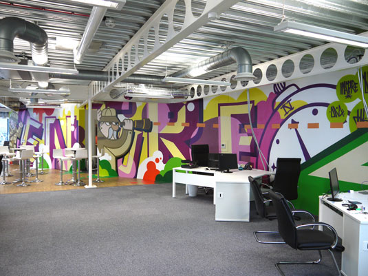 Cool Design Office Murals