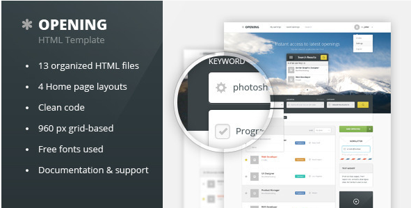 Opening - Job Board HTML Template