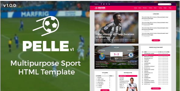 50+ Best Sports HTML Website Templates 2020 | Wpshopmart