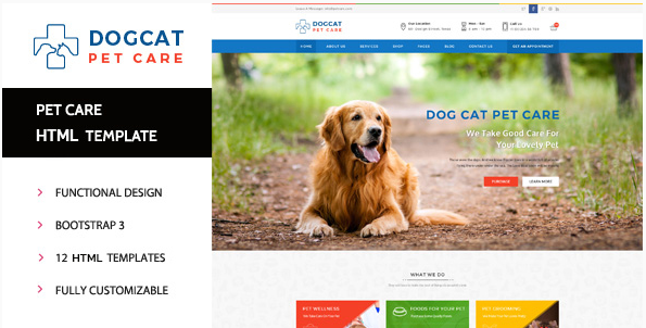 Pet Care - Veterinary HTML Template