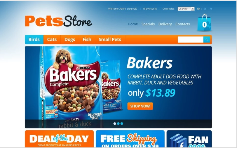 Pets Store: Animals Pets PrestaShop Themes