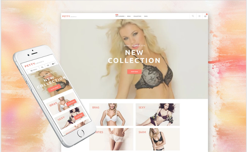 Petty - Lingerie Store Magento Theme