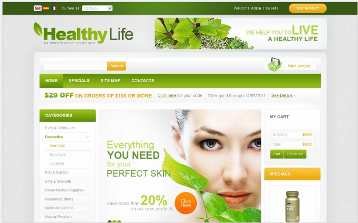 Pharmacy PrestaShop Theme