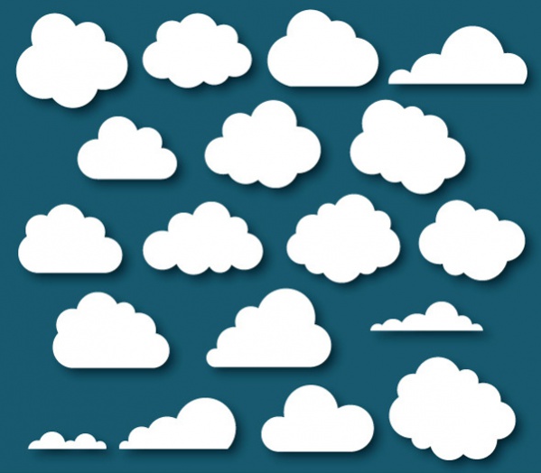 Photoshop Cloud Brilliant Collection Of Shapes